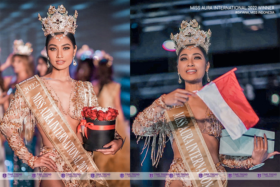 Miss Aura International 2022 Winner Is Miss Indonesia, Riskyana Hidayat